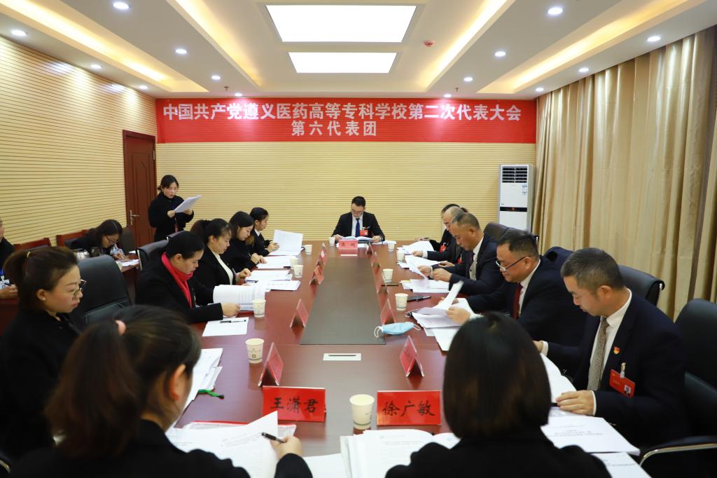 中国共产党遵义医药高等专科学校第二次代表大会第二代表团会议