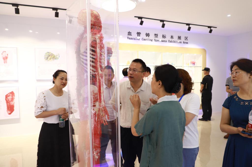 调研组实地调研生命科技馆