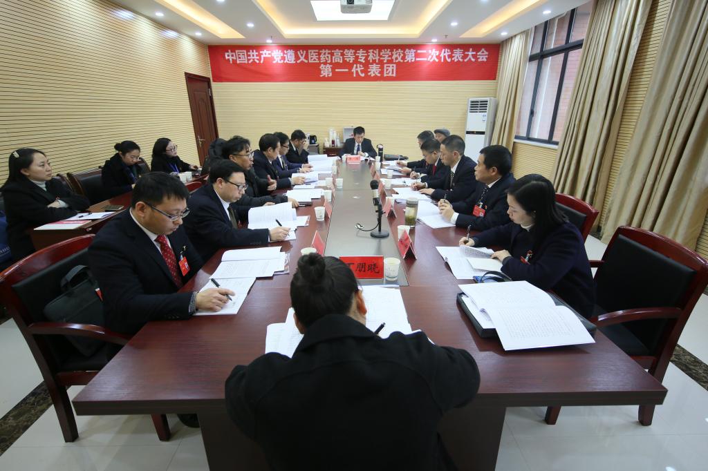 中国共产党遵义医药高等专科学校第二次代表大会第二代表团会议