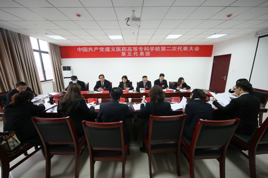 中国共产党遵义医药高等专科学校第二次代表大会第二代表团会议
