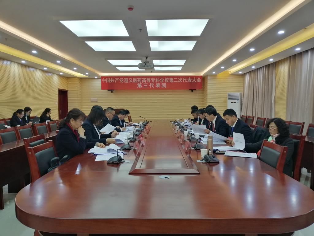 中国共产党遵义医药高等专科学校第二次代表大会第二代表团会议